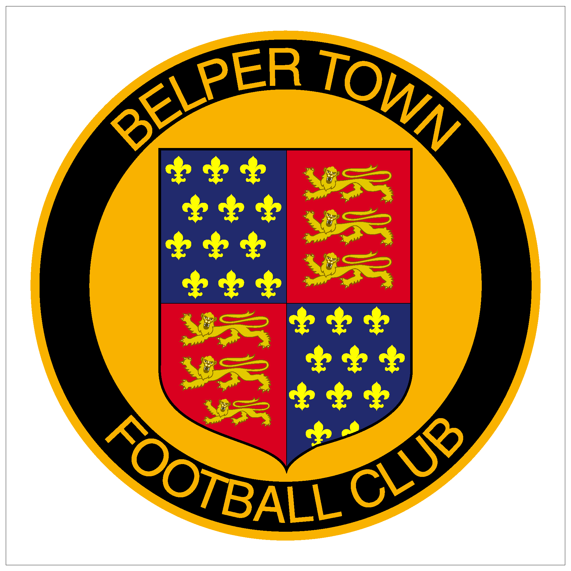 Belper Town Football Logo Vector Logo